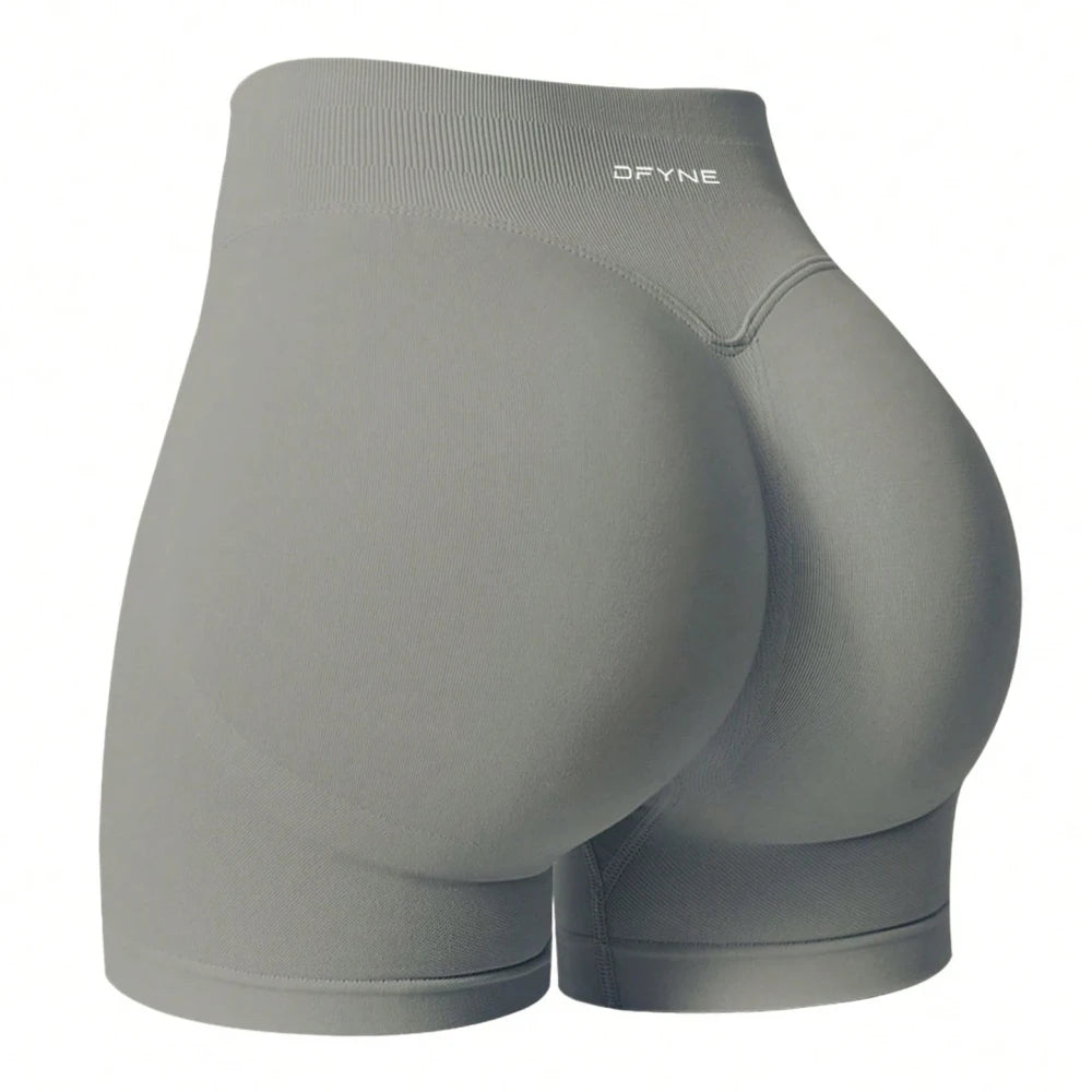 Seamless High Waist Gym Shorts