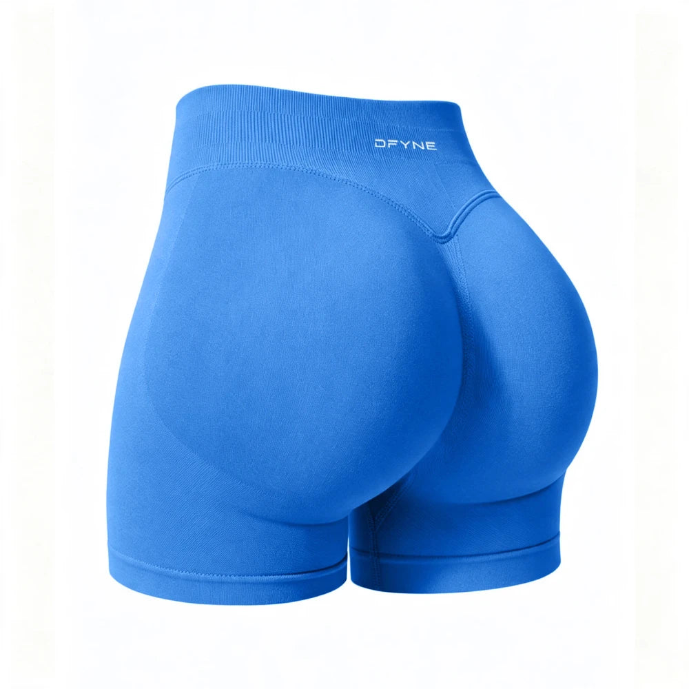 Seamless High Waist Gym Shorts