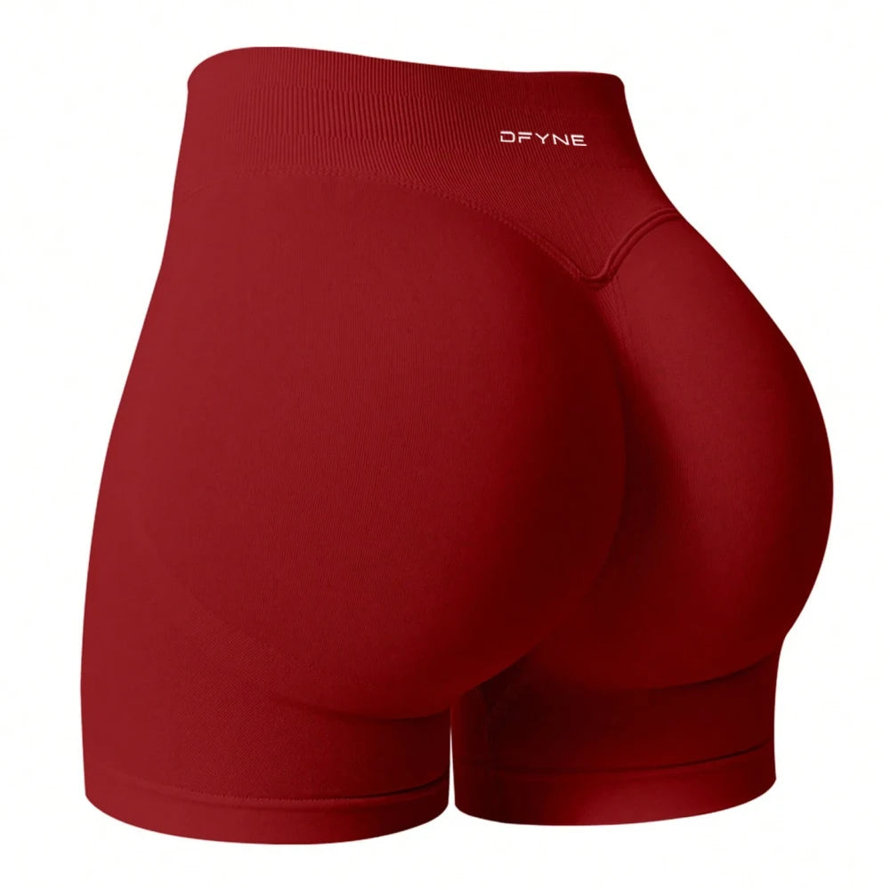 Seamless High Waist Gym Shorts